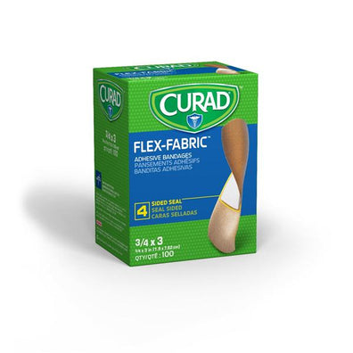 Bandage Fabric Curad 3/4x3" Tan 1200/Case - Surgical Supplies NY